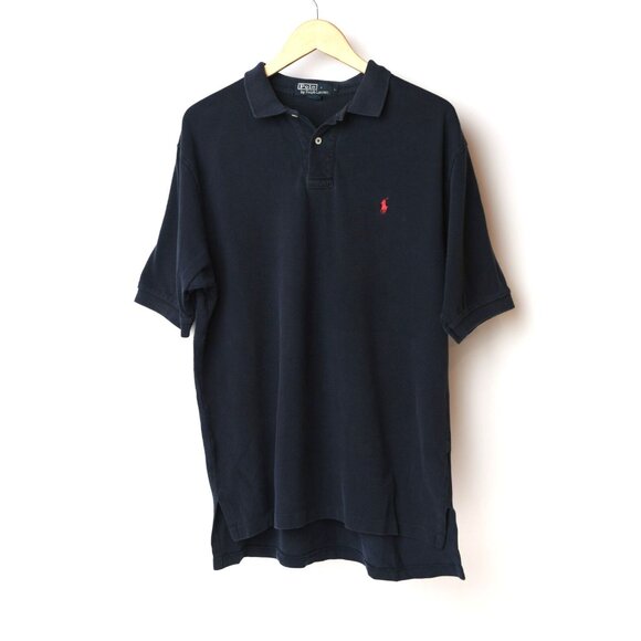 Polo Ralph Lauren Men's Collared Polo Classic Fit Navy Size Large - Picture 1 of 12